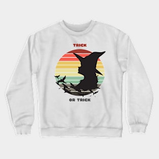 Sunset Witch /Trick or Trick Crewneck Sweatshirt